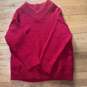 Red sweater